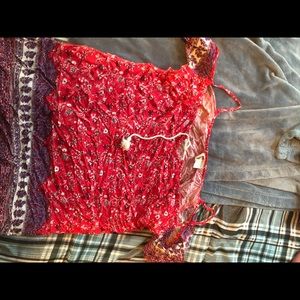 floral open shoulder dress